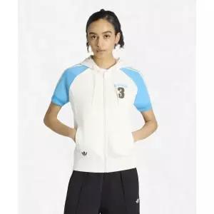 아디다스 ADIDAS 빈티지 슈퍼스타 숏 슬리브 트랙탑 - 화이트:스카이러쉬 KW2087 2575088