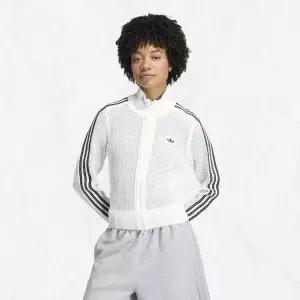 [국내정품] 아디다스 ADIDAS 편안함과 스타일을 위한 니트 소재 전장 지퍼인 크로셰파이어버드 트랙탑(KC64