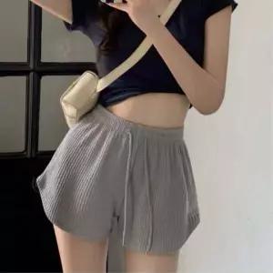 [하프클럽/]여성용 허리밴딩 여름 캐주얼 숏 반바지 A라인 팬츠