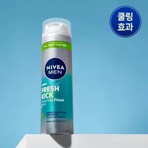[쿨링효과] 니베아 맨 프레시 킥 쉐이빙 폼 200ml