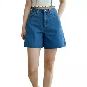 [하프클럽/]여자용 여름 데님 숏팬츠 A라인 반바지