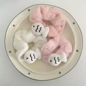 [하프클럽/]곱창끈 붕어빵 소품샵 플리마켓 밍크 털곱창끈 밍크곱