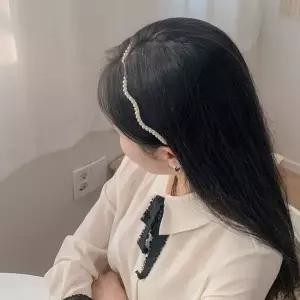 [하프클럽/]밴드 펄 머리띠 헤어 진주 웨이브 패션헤어밴드 헤어