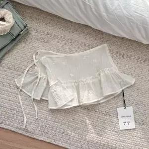 [하프클럽/]랩 스타일 여성용 겹치기 스커트 레이어링 하객룩 데일리치마