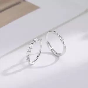 [하프클럽/]나비 커플링 발렌타인데이 꼬임 실버반지 ring ringse