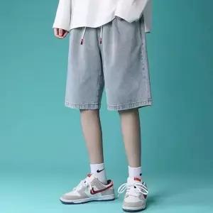 [하프클럽/]남성용 데님 밴딩 반바지 2색 버뮤다 팬츠 여름 바지