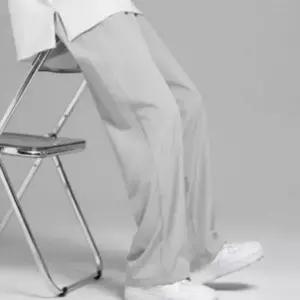 [하프클럽/]남성용 쿨링 세미 와이드 밴딩 팬츠 사계절 캐주얼 바지