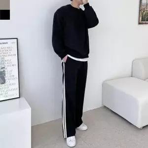 [하프클럽/]트레이닝 조거 팬츠 맨투맨 커플 데일리 룩 운동복