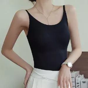 [하프클럽/]여성용 캡내장 이너웨어 데일리 티셔츠 끈 나시