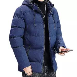 [하프클럽/]겨울 데일리 남성 슬림핏 패딩 점퍼 아우터