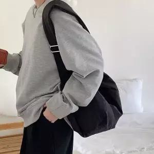 [하프클럽/]여성 남성 대학생 2컬러 데일리백 캐주얼 크로스백