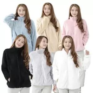 [하프클럽/]여성 겨울 후리스 재킷 플리스 보아털 점퍼 커플용