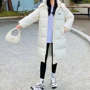 [하프클럽/]여성 방한용 후드 롱점퍼 겨울 아우터 패딩 점퍼
