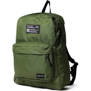 잔스포츠 슈퍼브레이크 리사이클 백팩 가방 42x33x21cm 뉴올리브 Jansports
