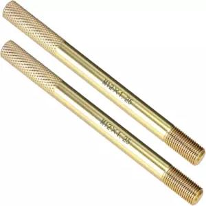 2PC 휠 정렬 핀 스틸 합금 행거 가이드 도구 러그 볼트 자동차 정비 M12x1.25