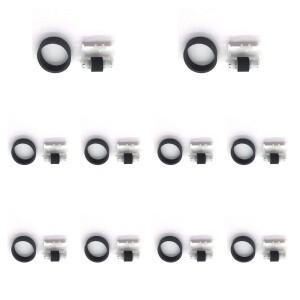 10세트 피드 분리 픽업 롤러 고무 타이어 EPSON L5298 L5190 L5310용