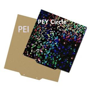 Anycubic Vyper PEI PEY 서클 빌드 플레이트 265x250mm 양면 질감/부드러운 PEO 카멜레온 마그네틱 베드 용