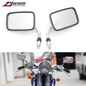 2x10mm 바이크 오토바이 범용 백미러, 혼다 CA250 Steed 400 VLX Magna 600 섀도우 250 750 Kawaski Vulcan