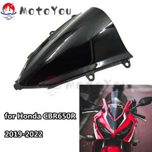 바이크 오토바이 PC 플라스틱 파손 방지 윈드 스크린 페어링, 혼다 2019-2023 CBR650R CBR 650R 용 실드 투