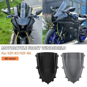 야마하 YZF R6 YZF-R6 2017-2024 바이크 오토바이 전면 윈드쉴드 윈드스크린 방풍 에어 디플렉터 프로텍터