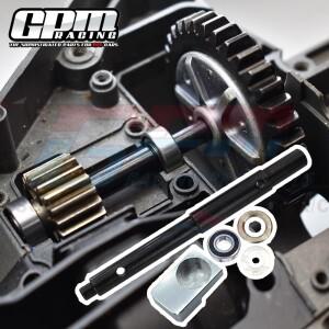 트랙사스 1/6 XRT 1/5 X-MAXX 8S 4WD 몬스터 트럭 업그레이드 부품 메탈 스틸 메인 기어 샤프트 트랜스미션