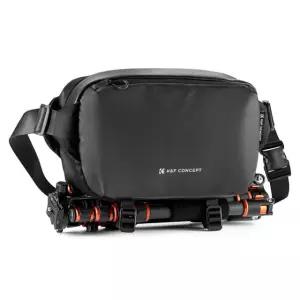 K&F 컨셉 카메라 슬링백 크로스바디백 방수 어깨 백팩 DSLR / SLR 미러리스 케이스 1 14 Black Small