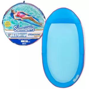 SwimWays 스프링 플로트 프리미엄 해먹 풀 라운지, 15세 이상의 빠른 인플레이션으로 공기 주입식