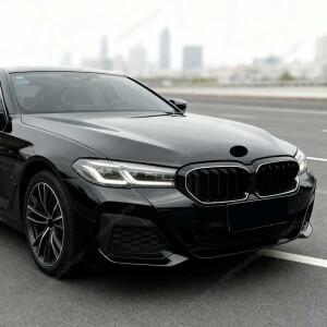 BMW 호환 5 시리즈 G30 G31 F90(M5) LCI 2020~2023 자동차 스타일링 튜닝 LED 라이트 글로스 블랙 자동차