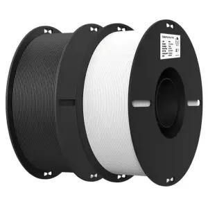 3D 프린팅을 위한 2kg 흑백 PLA 1.75mm 필라멘트 번들, 엉키지 않는 강력한 접착력과 오버행 성능, 정확도 + /- 0.02mm 1 1kg Beige Pla+