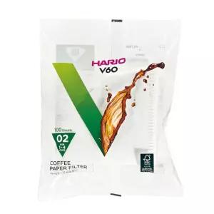 하리오, 여과지 02 흰색, 100 카운트 Size 01 Natural 100ct
