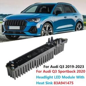 방열판 모듈 포함 LED 헤드라이트, 아우디 Q3 스포츠백 2019-2023 DRL 일광 러닝 램프 83A941475,