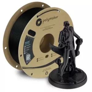 폴리메이커 PLA PRO 필라멘트 1.75mm, 견고하고 고강성의 블랙 1.75mm 1kg 판지 스풀 - 폴리라이트 3D 프린터 대부분의 프린터로 필라멘트를 사용하여 인쇄