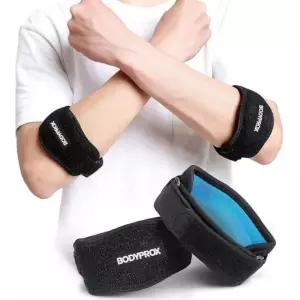 테니스 및 골퍼의 팔꿈치 를 위한 바디프록스 브레이스 2팩