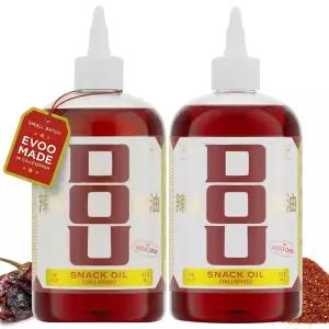 DU by Uncle Chen Chili Oil - 텐 프리 핫 칠리 소스 대안 드리즐링 요리 디핑을 위한 스파이시 아시아