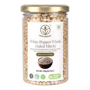 시바 화이트 페퍼 통 프리미엄 페퍼콘 USDA 인증 순한 흙맛 첨가물 없음 6.17온스 175g