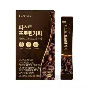 라이프턴 퍼스트 프로틴 효소커피 3g 14포