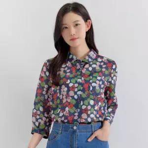 [지센] (2컬러) 라미 플라워 셔츠 LCWSP623