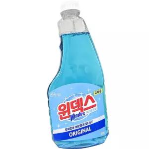 윈덱스 유리 세정제 500ml 리필용 6개 업소용 대용량 청소용품