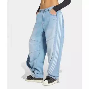 매장정품 ADIDAS 아디다스 아딜레늄 시즌 5 바나나 오버레이 데님 팬츠 - 라이트블루 KY5188 1549797