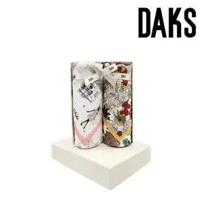 [백화점 정품] 닥스 2매 남녀 선물용 손수건 세트 DKN1425DKN1424