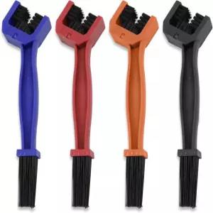 뱅붐 4 PCS 자전거 체인 세탁기 클리너 세트 오토바이 청소 브러시 크랭크셋 피니시 라인 그랜지 기어 도구 4 Colors