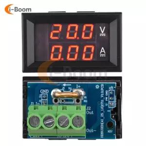 DC7V ~ 100V 20A 50A 전압 전류계 LED 디지털 디스플레이 고정밀 전압계 A
