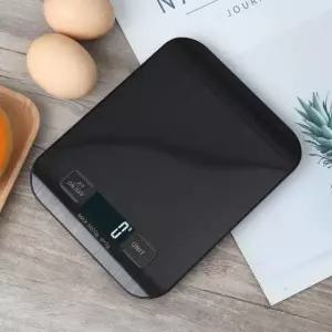 1pc 10KG LCD 디지털 디스플레이 전자 저울 가정용 주방 식품 베이킹 22bl 개인 Silver black10kg