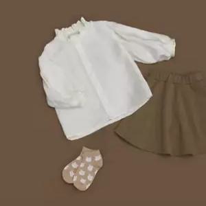 1개 Blouse 아동 의류패턴 패턴인 러블리 블라우스 옷패턴