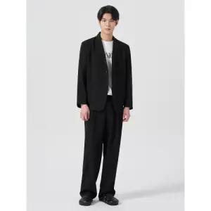 에잇세컨즈 오버핏 경량 셋업 밴딩 팬츠 블랙 424421LY15 15