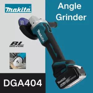 오리지널 마키타 DGA404 125mm 브러시리스 앵글 그라인더 리튬이온 배터리 무선 절단