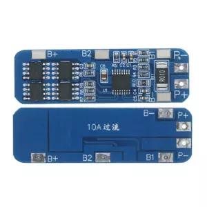 3S 10A 12V 리튬 배터리 충전기 보호 보드 모듈 3pcs 18650 이온 셀 충전
