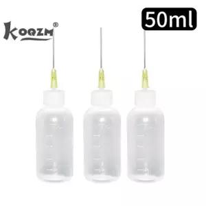 로진 솔더 플럭스 페이스트 + 3 바늘 도구에 대 한 3pcs 50ml 투명 폴리에틸렌 onesize