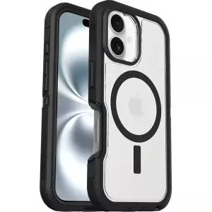 OtterBox 아이폰 16 폰 케이스 디펜더 시리즈 XT 클리어  다크 사이드 군용 등급 낙하 보호 MagSafe 충격