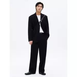 에잇세컨즈 와이드 셋업 팬츠 블랙 425221LY15